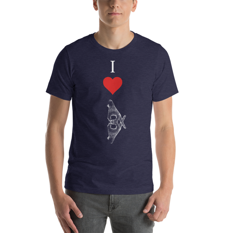 Short-Sleeve Unisex I Heart BX T-Shirt